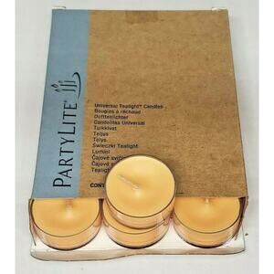 Vintage Partylite Tealights 12 Candles NOS "Be Lively" p1f/v04634